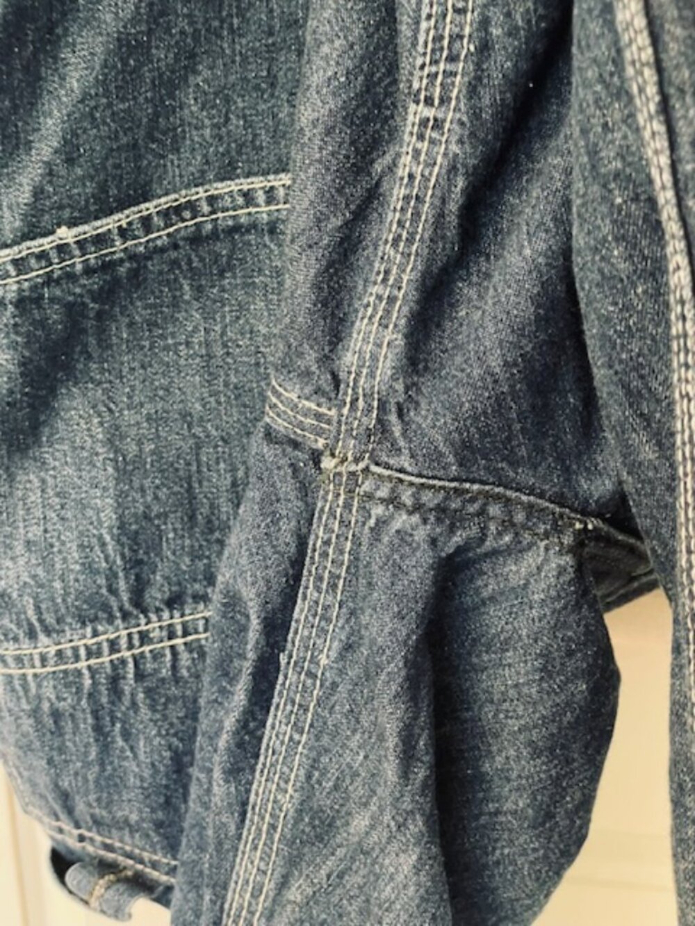 Big Smith Sanforized Union Made Vintage Workwear Denim Overalls Unisex 32 - Picture 12 of 14